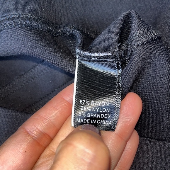 Betabrand Straight Leg Classic Dress Pant Yoga Pants Black Small - Picture 9 of 11